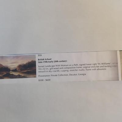 H. Williams British School Style Painting (GB2-HS)