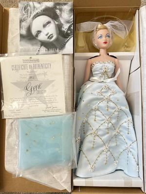 LOT 63L: Ashton-Drake Galleries Mel Odom Gene "Breathless" Doll w/ COA & Box (842)
