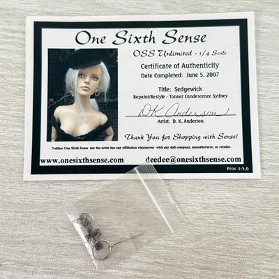 LOT 126L: OOAK Custom Repainted Tonner Tyler Wentworth Collection 16-inch Articulated Fashion Dolls by w/ COAs by Artists Melanie Goetz...