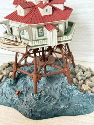 LOT 164K: Harbor Lights Lighthouses: Drum Point Maryland #180, Middle Bay Alabama #187 & Thomas Point Shoal Maryland #181