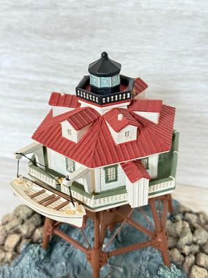 LOT 164K: Harbor Lights Lighthouses: Drum Point Maryland #180, Middle Bay Alabama #187 & Thomas Point Shoal Maryland #181