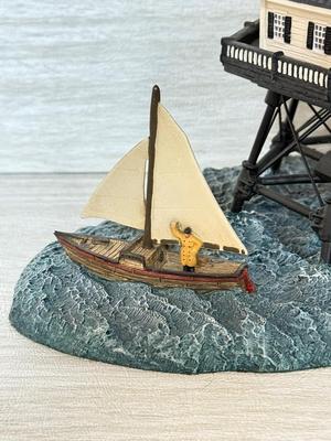 LOT 164K: Harbor Lights Lighthouses: Drum Point Maryland #180, Middle Bay Alabama #187 & Thomas Point Shoal Maryland #181