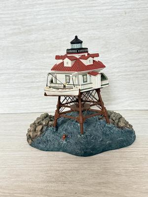 LOT 164K: Harbor Lights Lighthouses: Drum Point Maryland #180, Middle Bay Alabama #187 & Thomas Point Shoal Maryland #181