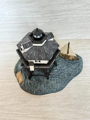 LOT 164K: Harbor Lights Lighthouses: Drum Point Maryland #180, Middle Bay Alabama #187 & Thomas Point Shoal Maryland #181