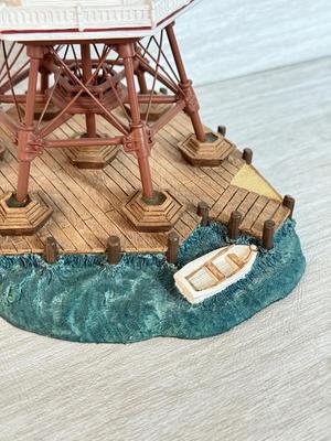 LOT 164K: Harbor Lights Lighthouses: Drum Point Maryland #180, Middle Bay Alabama #187 & Thomas Point Shoal Maryland #181