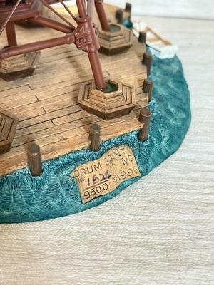 LOT 164K: Harbor Lights Lighthouses: Drum Point Maryland #180, Middle Bay Alabama #187 & Thomas Point Shoal Maryland #181