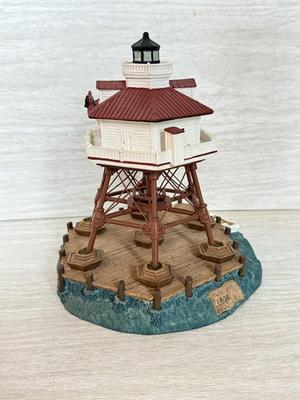 LOT 164K: Harbor Lights Lighthouses: Drum Point Maryland #180, Middle Bay Alabama #187 & Thomas Point Shoal Maryland #181