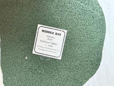 LOT 164K: Harbor Lights Lighthouses: Drum Point Maryland #180, Middle Bay Alabama #187 & Thomas Point Shoal Maryland #181