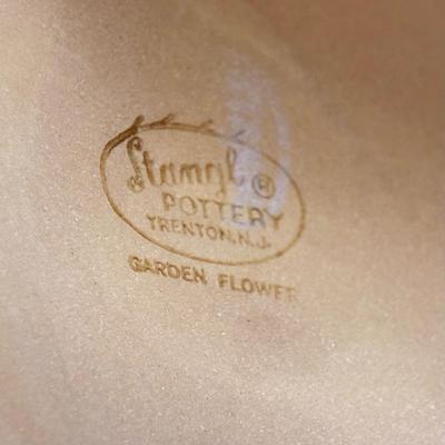 LOT 181K: Vintage Stangl & More: Blueberry Serving Bowl w/ Matching Plate, Garden Flower 11" Platter, Hand Painted White Dogwood...