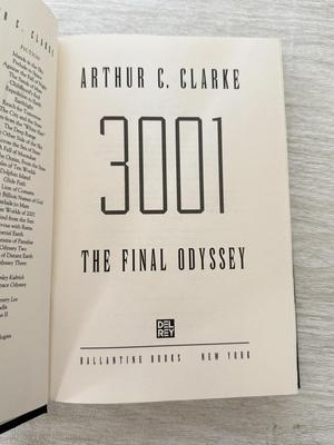 LOT 186K: Arthur C Clarke 2001: A Space Odyssey Book Series