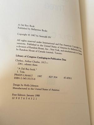 LOT 186K: Arthur C Clarke 2001: A Space Odyssey Book Series
