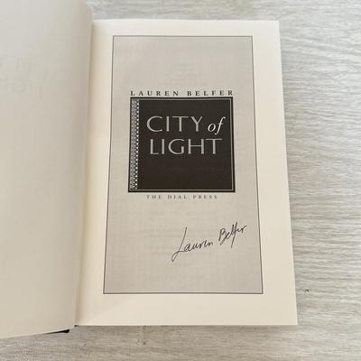 LOT 188K: Signed Copy of City of Light by Lauren Belfer, The Flight Girls by Noelle Salazar, The Women with Silver Wings by Katherine...