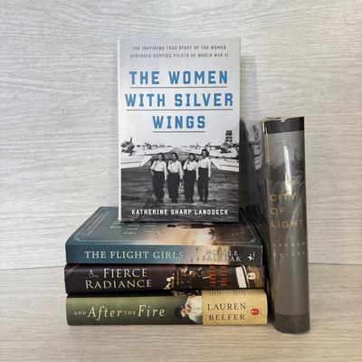 LOT 188K: Signed Copy of City of Light by Lauren Belfer, The Flight Girls by Noelle Salazar, The Women with Silver Wings by Katherine...