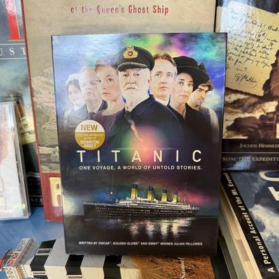 LOT 193D: Books, CD & DVDs about Mount Everest & The Titanic