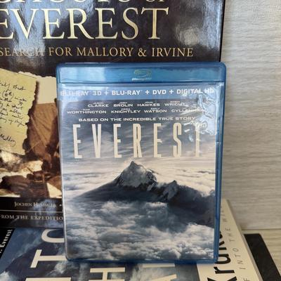 LOT 193D: Books, CD & DVDs about Mount Everest & The Titanic