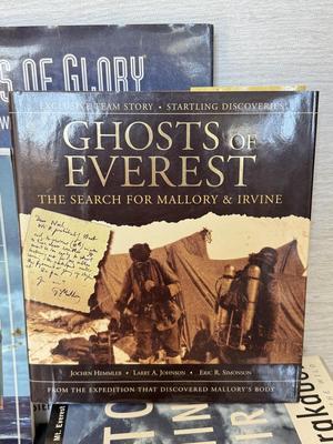 LOT 193D: Books, CD & DVDs about Mount Everest & The Titanic