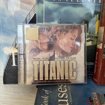 LOT 193D: Books, CD & DVDs about Mount Everest & The Titanic