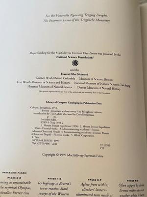 LOT 193D: Books, CD & DVDs about Mount Everest & The Titanic