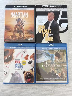 LOT 194D: Blu-ray Movie Collection: Wonder Woman, Downton Abbey, Little Women, War & Peace and More