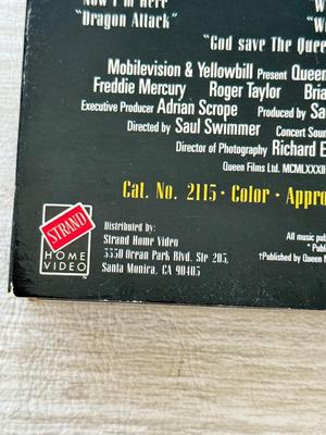 LOT 195D: Queen We Will Rock You VHS Tape & Collection of Rock Music CDs