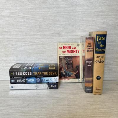 LOT 196D: Book Collection: Ernest K Gann, Ben Coes & Brad Thor