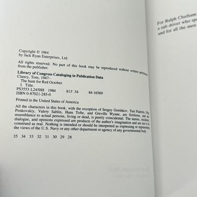 LOT 197D: Book Collection: Dan Brown, The Hunt for Red October, Sully & More