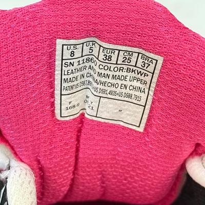 LOT 198D: Ladies' Shoe Collection: Sketchers Air Cooled Memory Foam Sneakers (8), London Fog Iceberg Boots (8) & Kamik Windstorm...