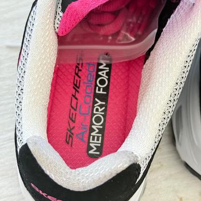 LOT 198D: Ladies' Shoe Collection: Sketchers Air Cooled Memory Foam Sneakers (8), London Fog Iceberg Boots (8) & Kamik Windstorm...