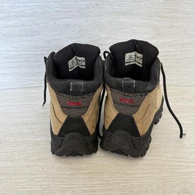 LOT 198D: Ladies' Shoe Collection: Sketchers Air Cooled Memory Foam Sneakers (8), London Fog Iceberg Boots (8) & Kamik Windstorm...