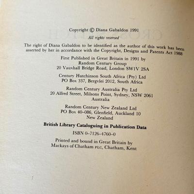 LOT 202D: Diana Gabaldon Novel Collection