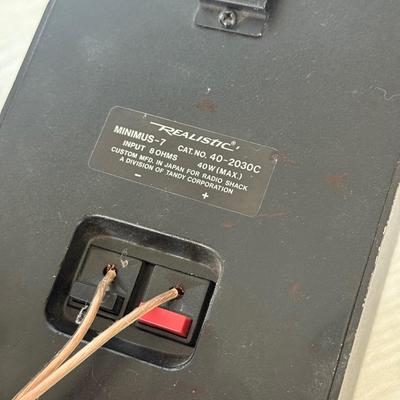 LOT 208K: Realistic Speakers Model Minimus-7