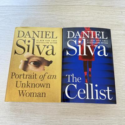 LOT 209L: Daniel Silva Novel Collection incl. 2004 Signed Copy of “A Death in Vienna”