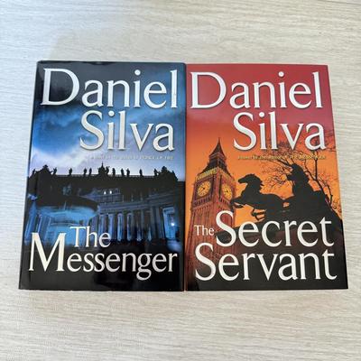 LOT 209L: Daniel Silva Novel Collection incl. 2004 Signed Copy of “A Death in Vienna”