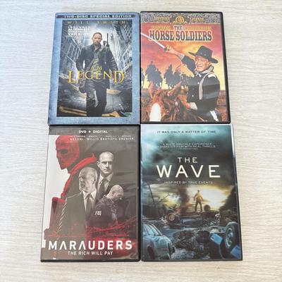 LOT 210D: DVD Collection: Deadwood, Wild Card, I am Legend & More