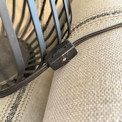 LOT 211F: Armchair w/ Liberty Furniture End Table & Lamp