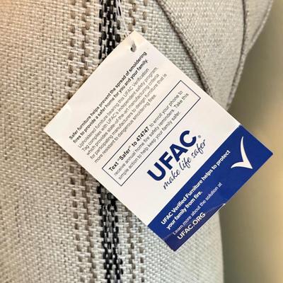 LOT 211F: Armchair w/ Liberty Furniture End Table & Lamp