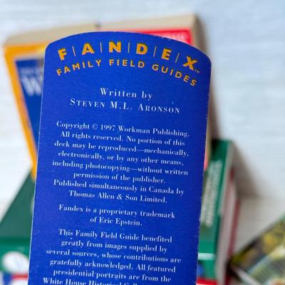 LOT 212D: Presidents Info Cards & Collection of Dictionaries