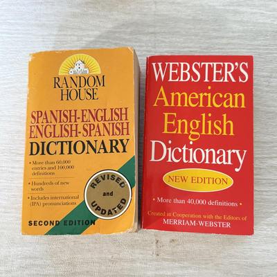 LOT 212D: Presidents Info Cards & Collection of Dictionaries