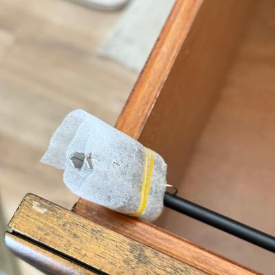 LOT 213D: Martin Furniture Lateral File Cabinet w/ Keys & Wheels