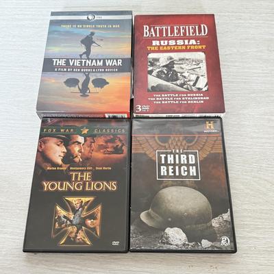 LOT 216D: DVD Collection: The Vietnam War, Battlefield Russia, The Young Lions & More
