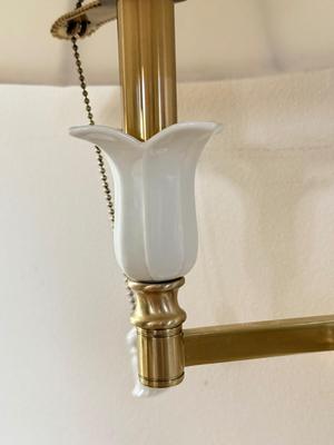 LOT 215L: Vintage Quoizel Lamp w/ Reading Arm Style LX6507H