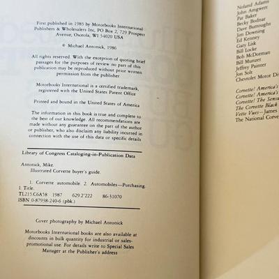 LOT 221D: Car Books: Mustang, Corvette, Cars of the 1960s