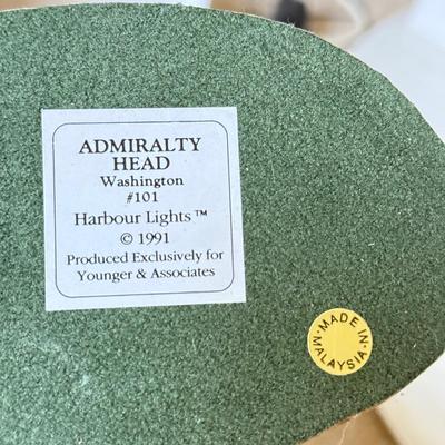 LOT 223D: Harbor Lights Lighthouses: Signed 1996 Special Event Exclusive Sunken Rock New York, Cape Hatteras North Carolina #401 &...