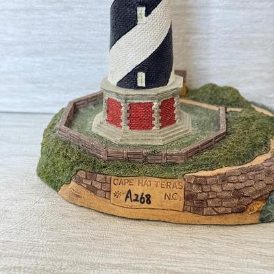 LOT 223D: Harbor Lights Lighthouses: Signed 1996 Special Event Exclusive Sunken Rock New York, Cape Hatteras North Carolina #401 &...