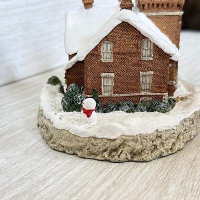 LOT 224D: Harbor Lights Christmas Lighthouses: 2000 Hereford Inlet New Jersey #710, 1995 Big Bay Point #700 & 1996 Colchester Reef #701