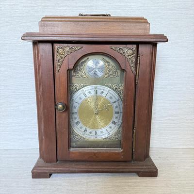 LOT 225L: Vintage Tempus Fugit Mantel Clock