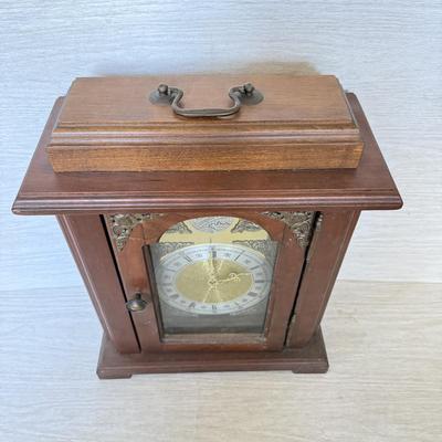 LOT 225L: Vintage Tempus Fugit Mantel Clock