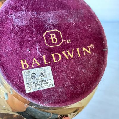 LOT 228D: Pair of Baldwin Brass Lamps