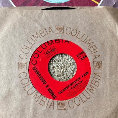 LOT 231K: Vintage 45s: Beach Boys & More