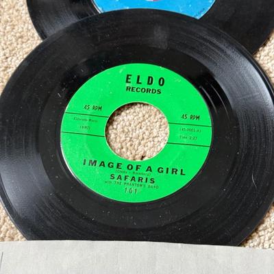 LOT 231K: Vintage 45s: Beach Boys & More